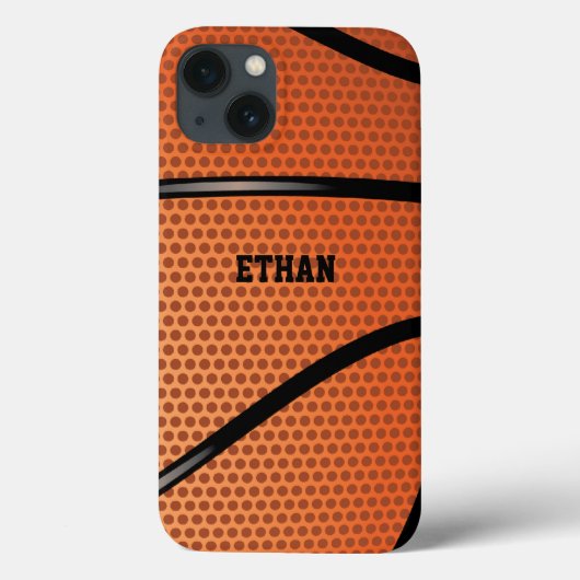 Personalisierter Basketball Case-Mate iPhone Hülle (Rückseite)