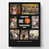 Personalisierter Basketball-Fotocollage-Player Fotoplatte (Vorderseite)