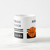 Personalisierter Basketball-Kaffeebecher Kaffeetasse (Mittel)