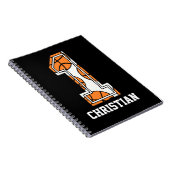 Personalisierter Basketball Nr. 1 Notizblock (Rechte Seite)