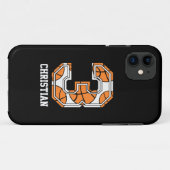 Personalisierter Basketball Nr. 3 Case-Mate iPhone Hülle (Rückseite (Horizontal))