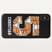 Personalisierter Basketball Nr. 5 Case-Mate iPhone Hülle (Rückseite (Horizontal))