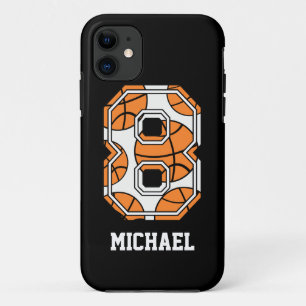 Personalisierter Basketball Nr. 8 Case-Mate iPhone Hülle
