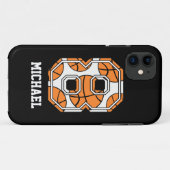Personalisierter Basketball Nr. 8 Case-Mate iPhone Hülle (Rückseite (Horizontal))