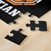 Personalisierter Basketball Nummer 5 Puzzle (Seite)