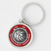 Personalisierter Basketball Senior Night Ideas, Ro Schlüsselanhänger (Vorne)