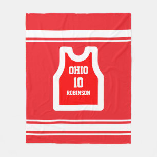 Personalisierter Basketball-T - Shirt Fleecedecke