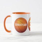 Personalisierter Basketball Tasse (Links)