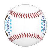 Personalisierter Basketball-Team Bester Trainer Baseball (Rückseite)