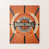 Personalisierter Basketball Team Spieler Custom At Puzzle (Vertikal)