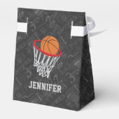Personalisierter Basketball und Hoop Geschenkschachtel (Rückseite)