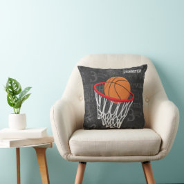 Personalisierter Basketball und Hoop Kissen