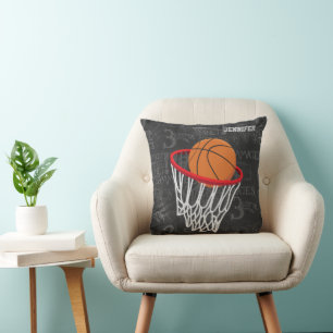Personalisierter Basketball und Hoop Kissen