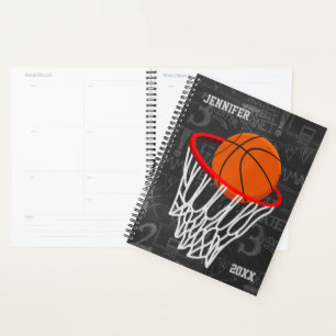 Personalisierter Basketball und Hoop Planer