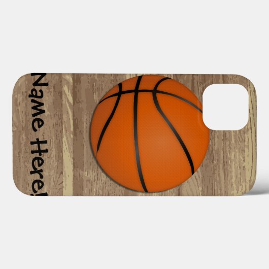 Personalisierter Basketballboden Case-Mate iPhone Hülle (Rückseite (Horizontal))