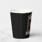 Personalisierter Basketballspieler NAME Slam Dunk  Pappbecher (Rechts)