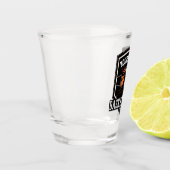 Personalisierter Basketballspieler NAME Slam Dunk  Schnapsglas (Links)
