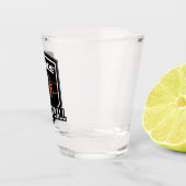 Personalisierter Basketballspieler NAME Slam Dunk  Schnapsglas (Rechts)