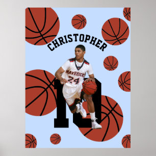 Personalisierter Basketballspieler Poster