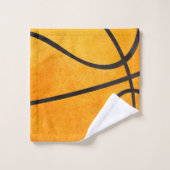 Personalisierter Basketballsport Badhandtuch Set (Waschlappen)