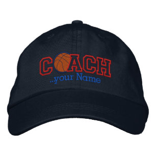 Personalisierter Basketballtrainer für Ihren Namen Bestickte Baseballkappe