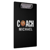 Personalisierter Basketballtrainer Klemmbrett (Rechts)