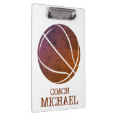 Personalisierter Basketballtrainer Klemmbrett (Rechts)