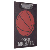 Personalisierter Basketballtrainer Klemmbrett (Rechts)