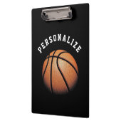 Personalisierter Basketballtrainer Klemmbrett (Links)