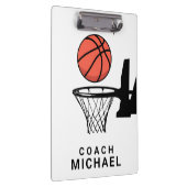 Personalisierter Basketballtrainer Klemmbrett (Rechts)