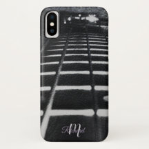 Personalisierter Bass-Gitarren-Musik iPhone X Fall