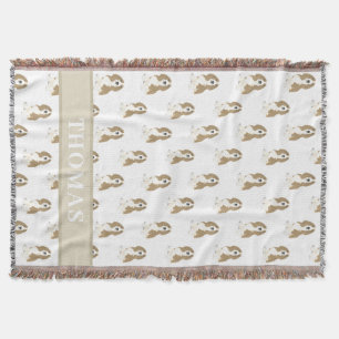 Personalisierter Basset Hound Decke