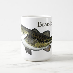 Personalisierter Bassfisch Kaffeetasse