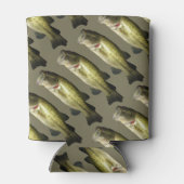 Personalisierter Bassfisch kann kühler werden Dosenkühler (Rückseite)