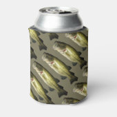 Personalisierter Bassfisch kann kühler werden Dosenkühler (Kanne Rückseite)