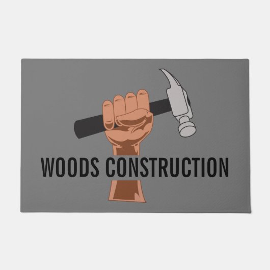 Personalisierter Bau Fußmatte (Vorderseite)