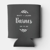 Personalisierter Bauernhof für rustikale Branchen Dosenkühler (Rückseite)