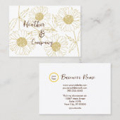 Personalisierter Bauernhof Sun Daisy Visitenkarte (Vorne/Hinten)