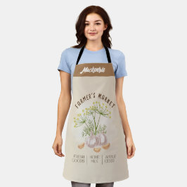 Personalisierter Bauernmarkt Schürze