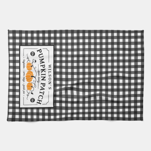 Personalisierter Bauernpumpenpflaster Geschirrtuch (Horizontal)