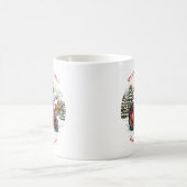 Personalisierter Bauerntracker Weihnachten Kaffeetasse (Mittel)