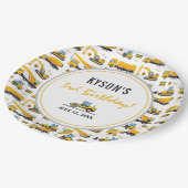 Personalisierter Baukasten Pappteller (Schrägansicht)