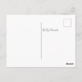 Personalisierter Baum - Danke Postkarte (Rückseite)