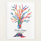 Personalisierter Baum des Lebens Planer (Vorderseite)