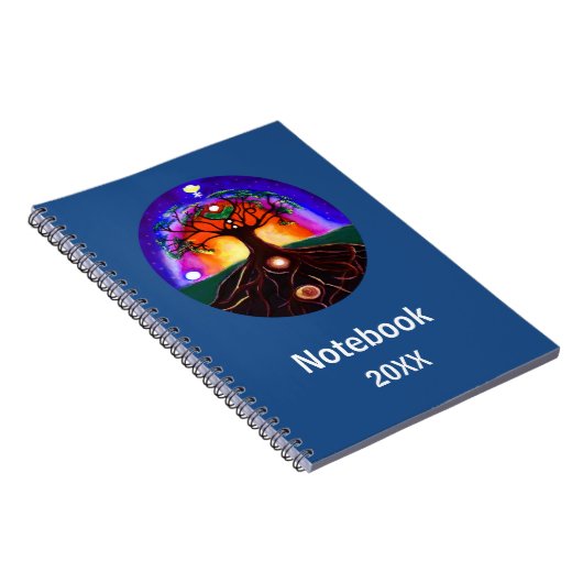 Personalisierter Baum Notizblock (Rechte Seite)