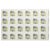 Personalisierter Baumwoll-Quadrat mit Blumenrosa Stoff (Yard (91,4 cm))