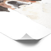 Personalisierter Beagle Art Fotodruck (Ecke)