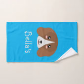Personalisierter Beagle Badhandtuch Set (Handtuch)