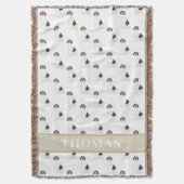 Personalisierter Beagle Decke (Vorderseite Vertikal)