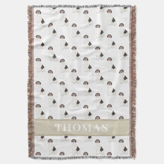 Personalisierter Beagle Decke (Vorderseite Vertikal)